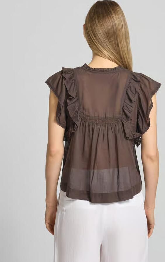 NEO NOIR Blouse met volants model 'Jayla' - Foto 2