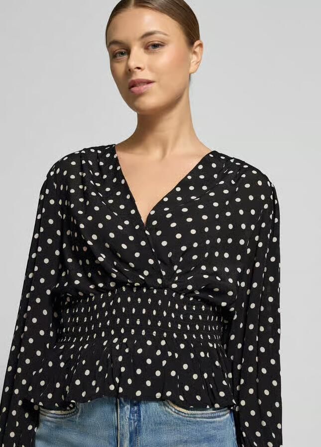 NEO NOIR Blouse van pure viscose in wikkellook model 'Tamona' - Foto 2