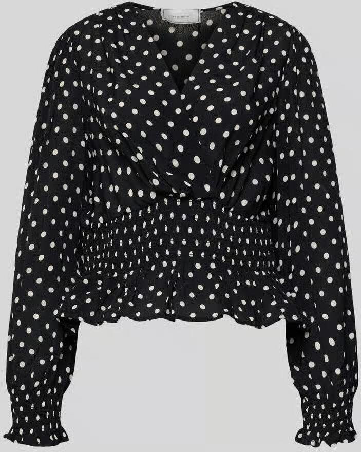 NEO NOIR Blouse van pure viscose in wikkellook model 'Tamona'