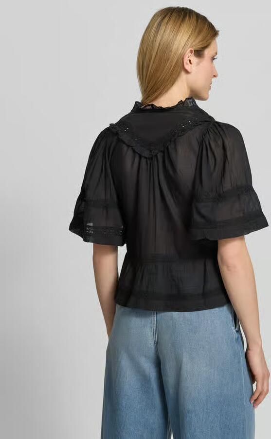 NEO NOIR Blouseshirt met gehaakt kant model 'Evienne'