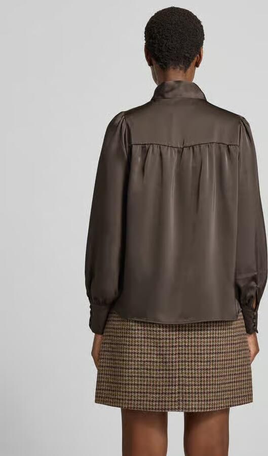 NEO NOIR Blouseshirt met strikdetail