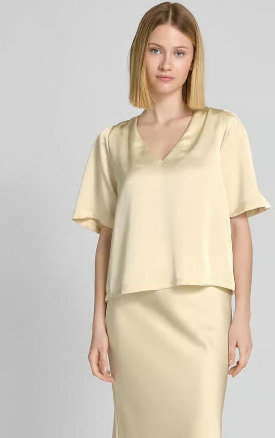 NEO NOIR Blouseshirt met V-hals model 'Largo' - Foto 2
