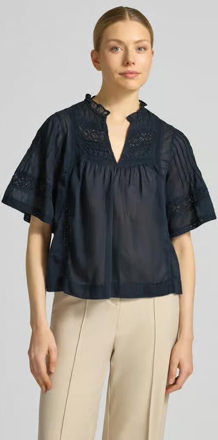 NEO NOIR Blouseshirt met V-hals model 'Siama' - Foto 4