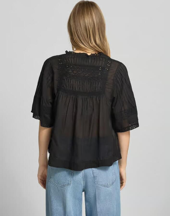 NEO NOIR Blouseshirt met V-hals model 'Siama'