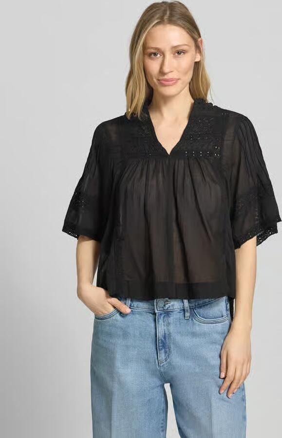 NEO NOIR Blouseshirt met V-hals model 'Siama' - Foto 4
