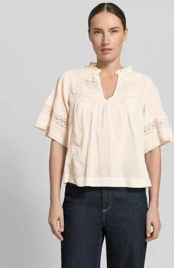 NEO NOIR Relaxed fit blouse met gehaakt kant model 'Siama' - Foto 3