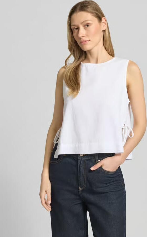 NEO NOIR Blouseshirt met zijwaartse vetersluiting model 'Svetlana' - Foto 3