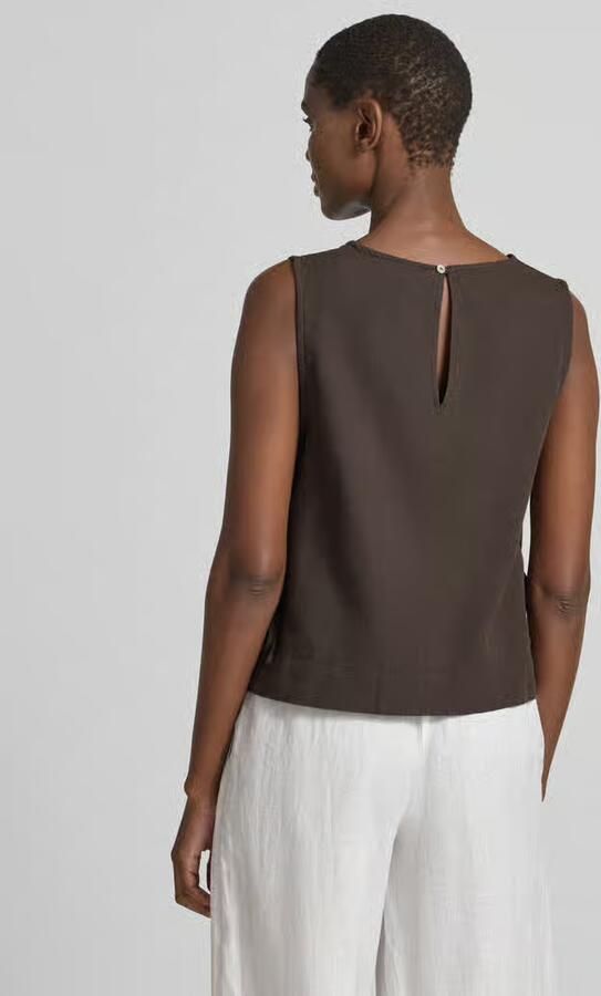 NEO NOIR Blouseshirt met zijwaartse vetersluiting model 'Svetlana'