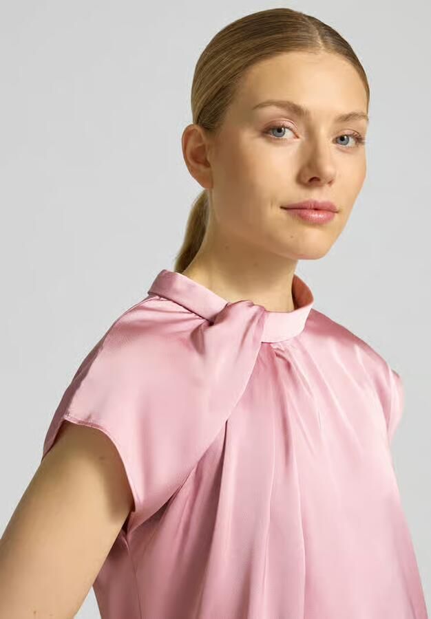 NEO NOIR Blouseshirt van satijn model 'Fleur'