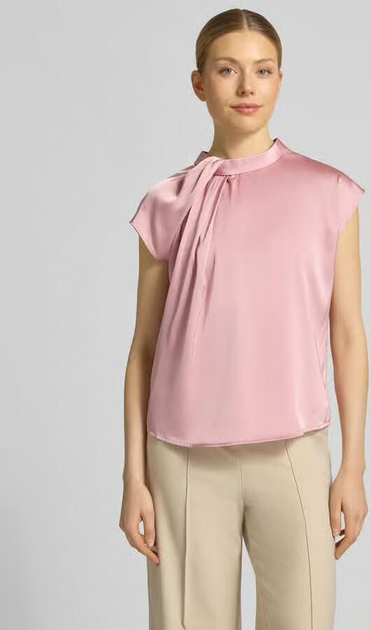 NEO NOIR Blouseshirt van satijn model 'Fleur' - Foto 2