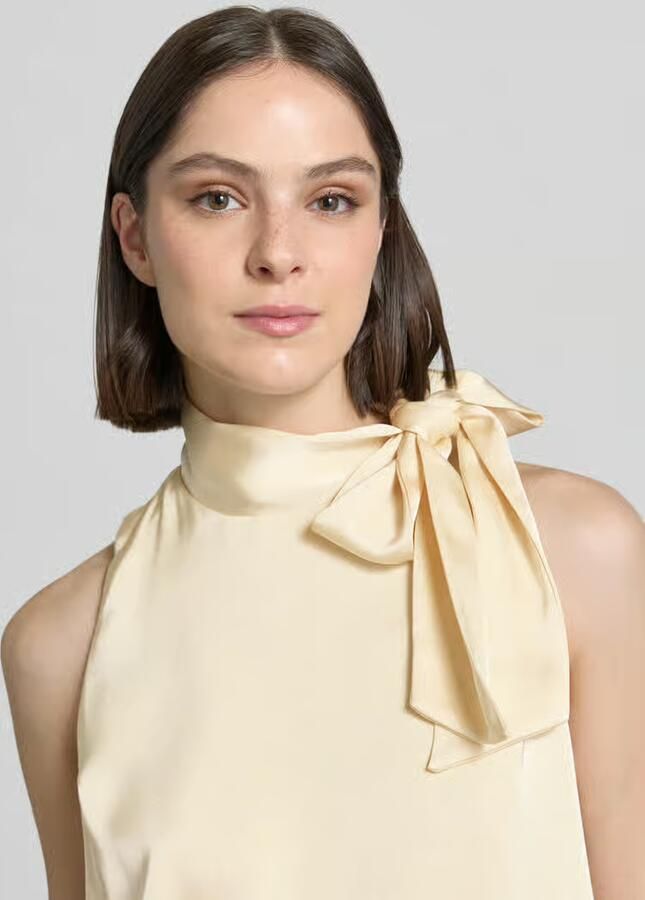 NEO NOIR Blousetop met strik model 'Veda'