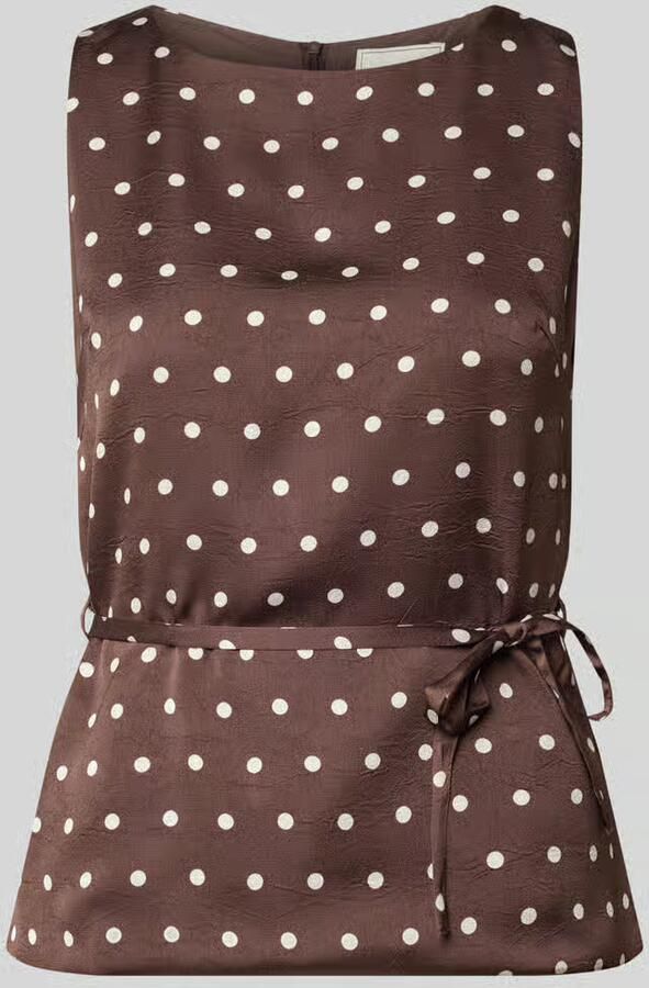 NEO NOIR Blousetop met strikceintuur model 'Nassa'