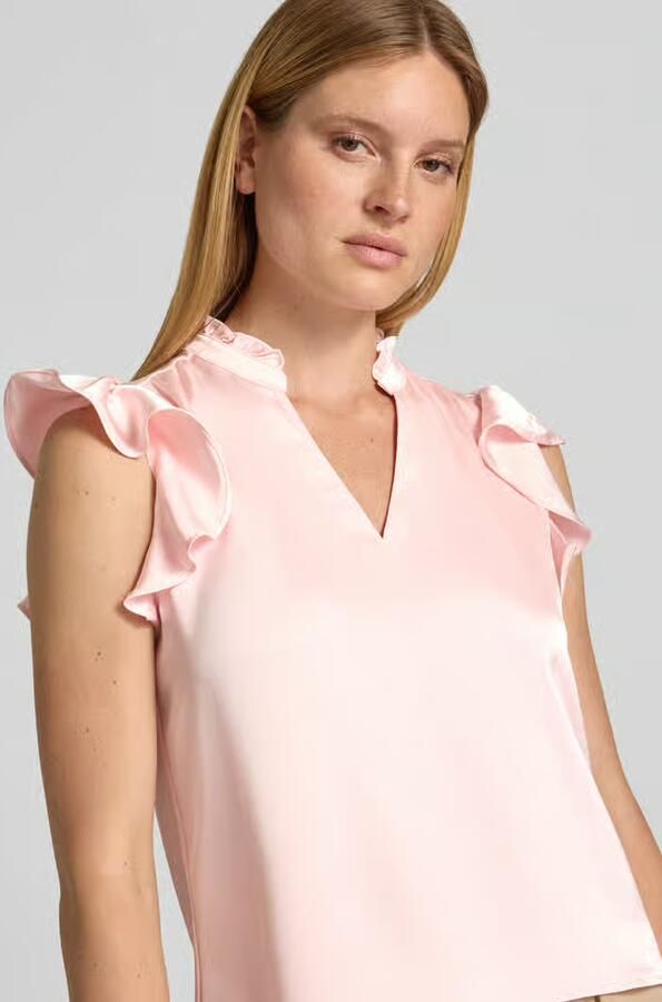 NEO NOIR Blousetop van satijn model 'Stella' - Foto 2