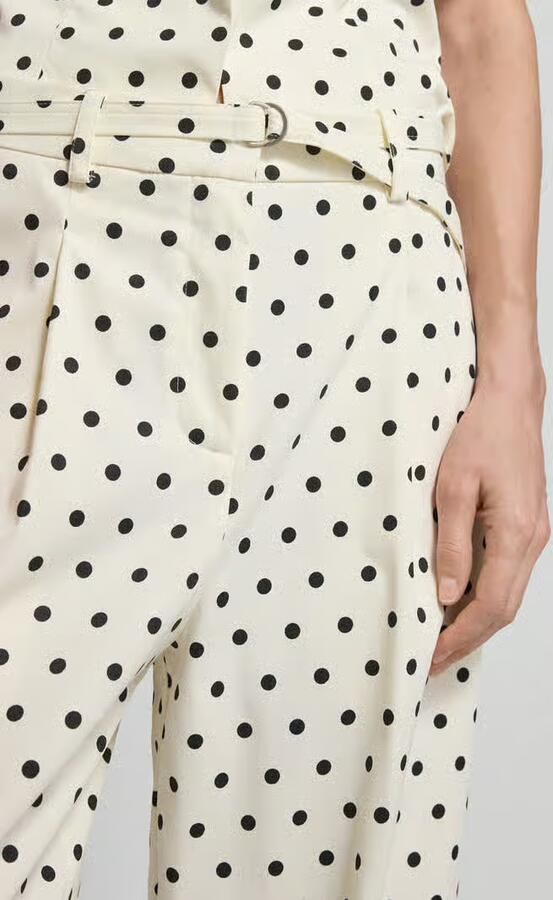 NEO NOIR Broek in all-over look met riem model 'MALBA DOT'