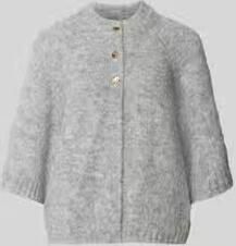 NEO NOIR cardigan in relaxed fit met wol model 'Benutta'