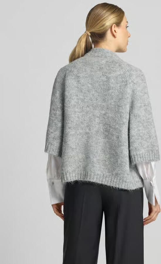 NEO NOIR cardigan in relaxed fit met wol model 'Benutta'