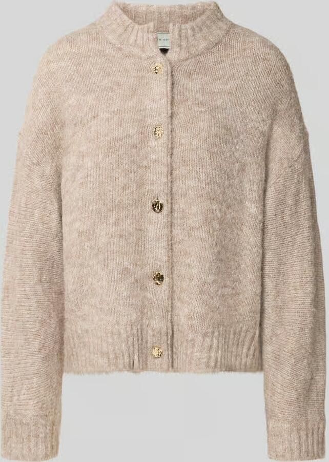 NEO NOIR Dames Truien & Vesten Taura Fluffy Knit Cardigan Beige