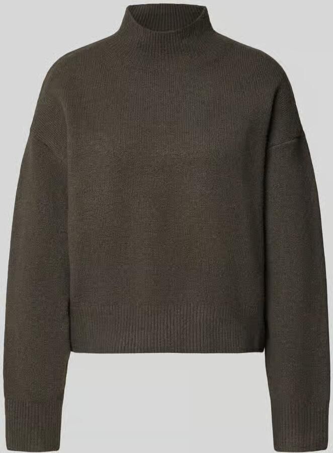 NEO NOIR Col-pullover met wol en ronde hals
