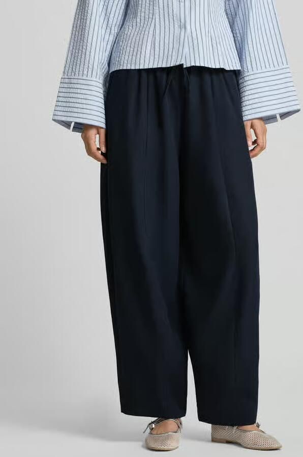 NEO NOIR Culotte met elastische band en trekkoord model 'Eveline' - Foto 3