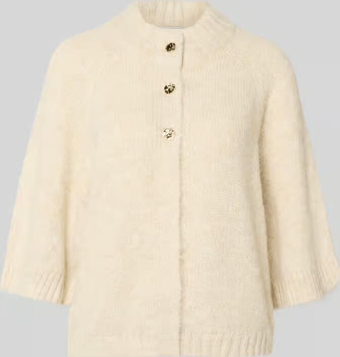NEO NOIR Gebreid jack met 1 2-mouwen Model 'Benutta Fluffy'