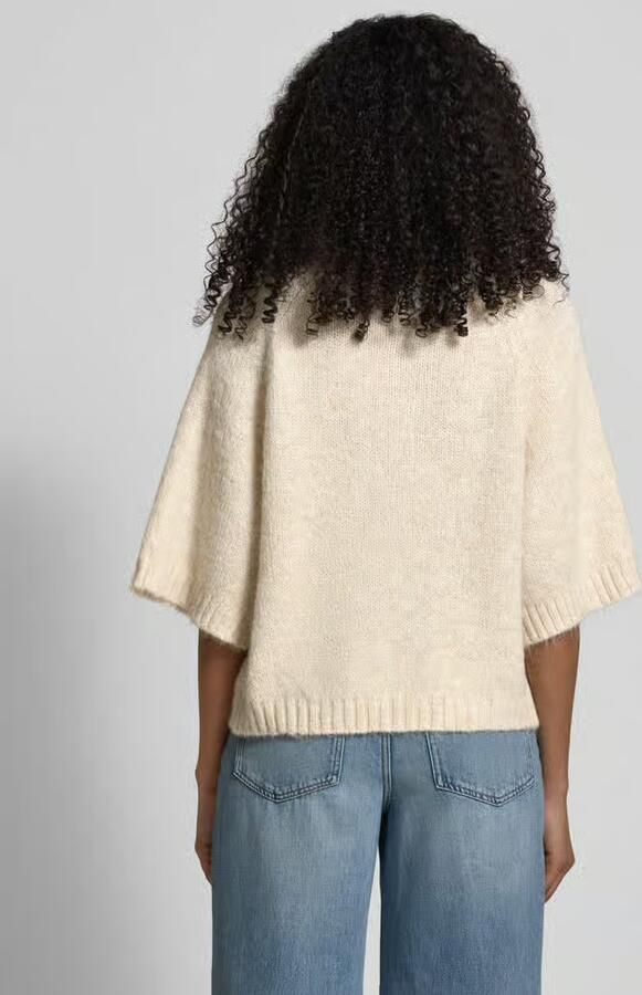NEO NOIR Gebreid jack met 1 2-mouwen Model 'Benutta Fluffy'
