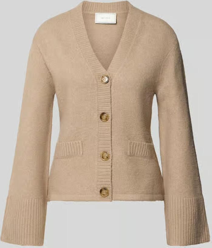 NEO NOIR Gebreid jack met v-hals model 'Pixie'