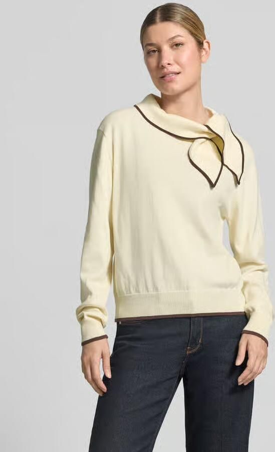 NEO NOIR Gebreide pullover met strik model 'Sylena' - Foto 3