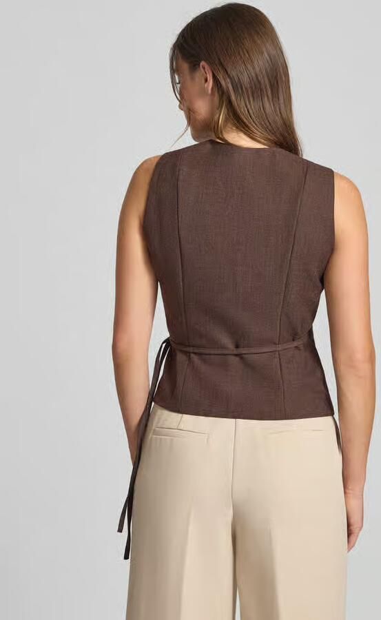 NEO NOIR Getailleerde bodywarmer met wol Model 'Samara'