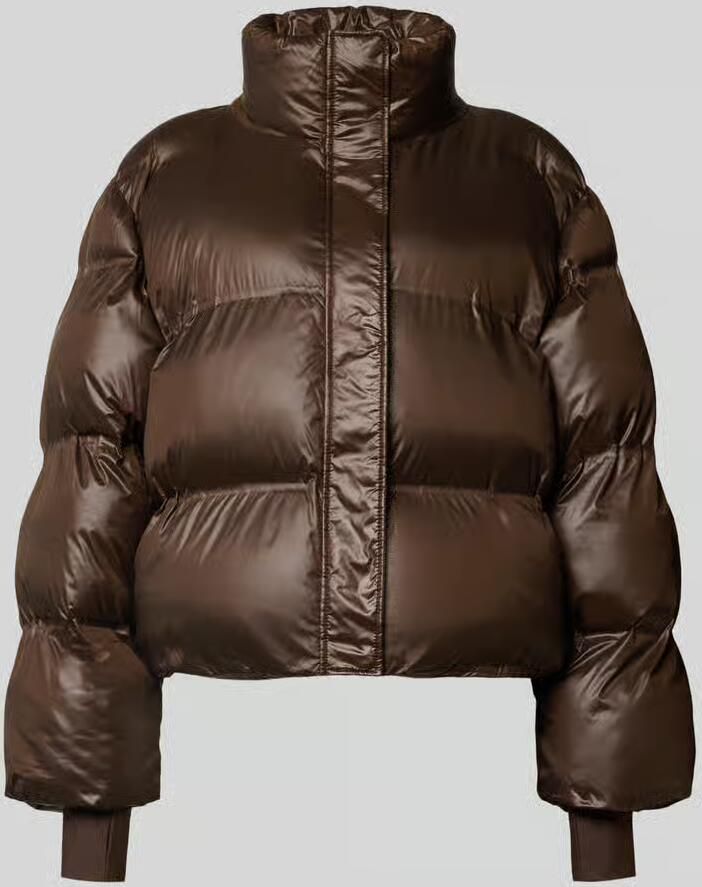 NEO NOIR Dames Jassen Rhea Shiny Puffer Jacket Bruin