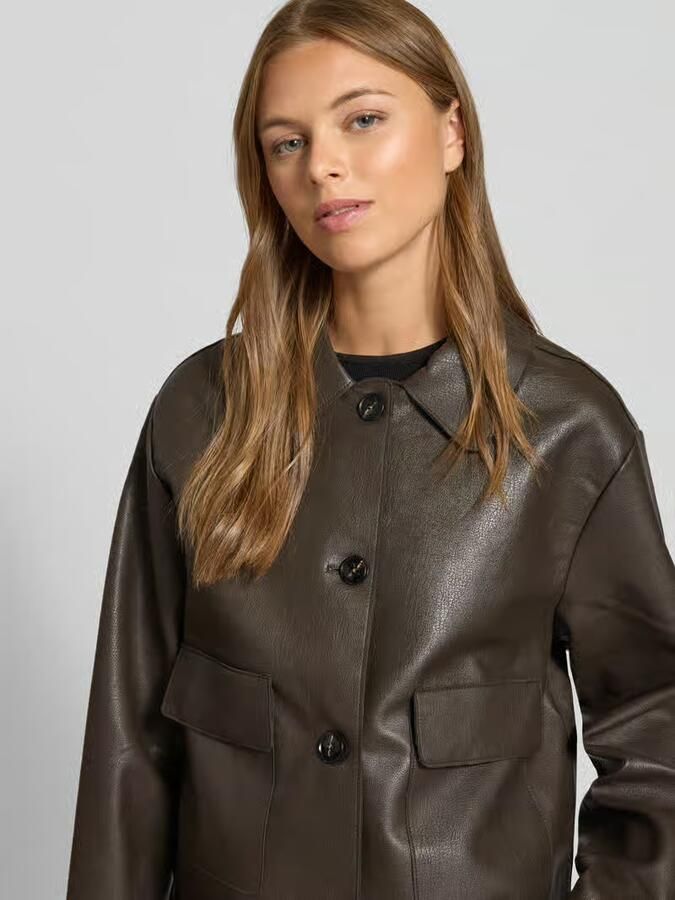 NEO NOIR Dames Jassen Romana Faux Pu Jacket Bruin - Foto 6