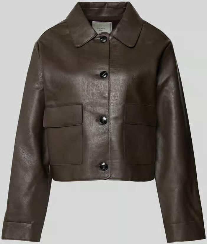 NEO NOIR Dames Jassen Romana Faux Pu Jacket Bruin - Foto 5