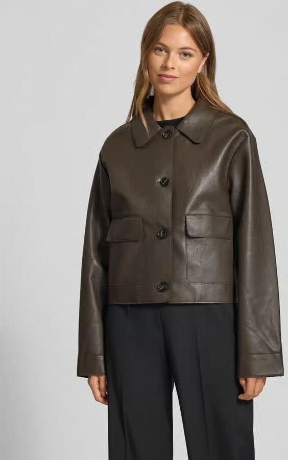 NEO NOIR Dames Jassen Romana Faux Pu Jacket Bruin - Foto 7