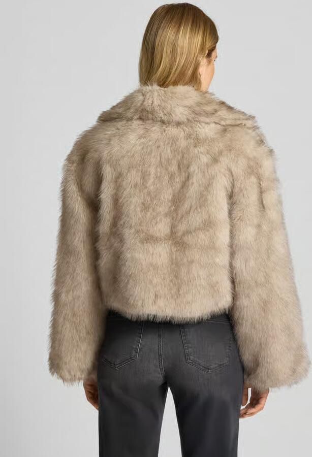 NEO NOIR Dames Jassen Steff Faux Fur Jacket Beige - Foto 5