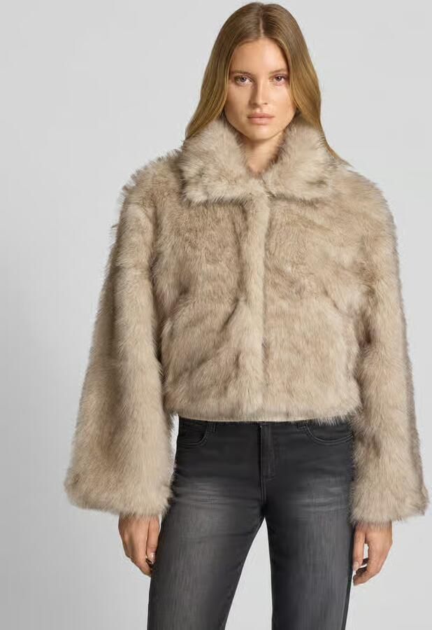 NEO NOIR Dames Jassen Steff Faux Fur Jacket Beige - Foto 6
