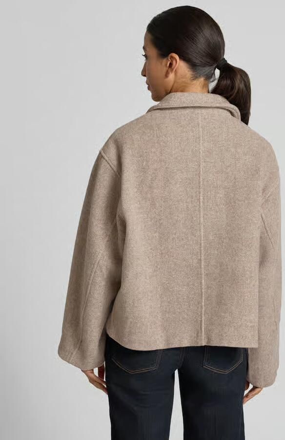 NEO NOIR Dames Jassen Hamra Herringbone Twill Jacket Taupe - Foto 7