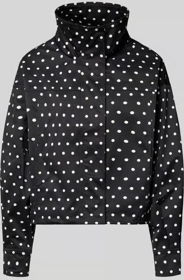NEO NOIR Jas in allover-look met opstaande kraag model 'CALLISA DOT'