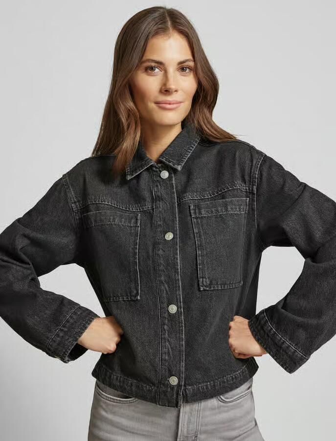 NEO NOIR Jeansjack met opgestikte borstzakken model 'Emilia' - Foto 2