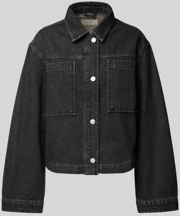 NEO NOIR Jeansjack met opgestikte borstzakken model 'Emilia'