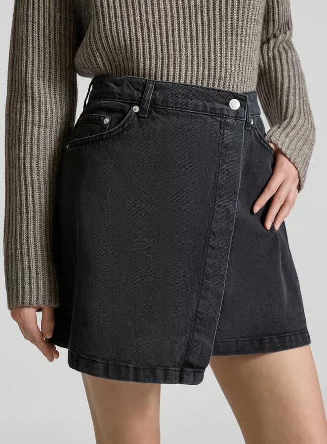 NEO NOIR Jeansrok met knoopsluiting model 'Kendra'