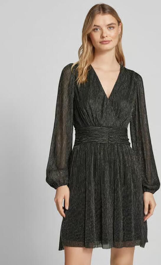 NEO NOIR Knielange jurk in wikkellook