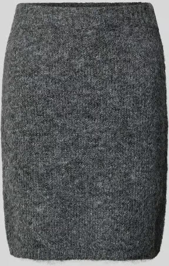 NEO NOIR Knielange rok met elastische band model 'Naria'