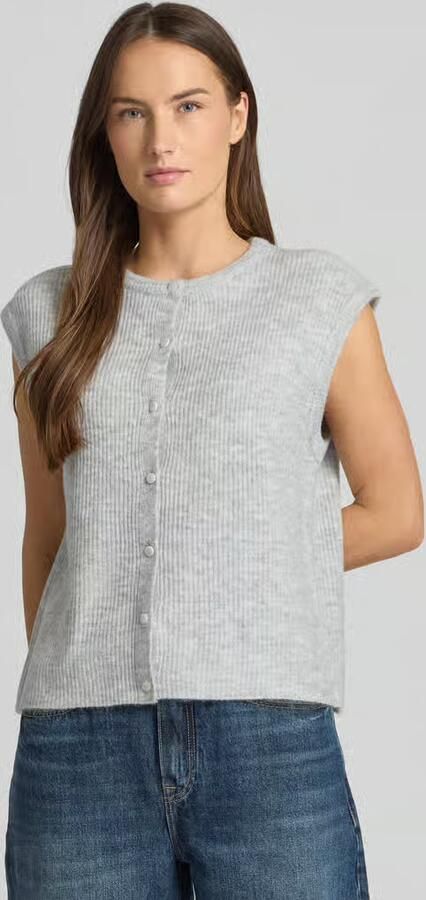 NEO NOIR Loose fit mouwloos vest met knoopsluiting Model 'Everest' - Foto 3