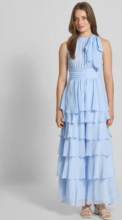 NEO NOIR Maxi-jurk in laagjeslook model 'MARLI SOLID CHIFFON DRESS' - Foto 2