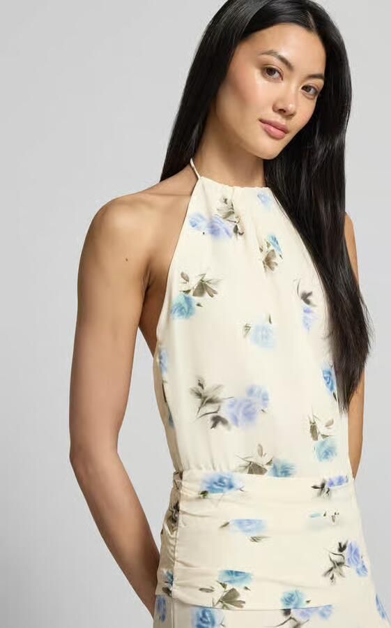 NEO NOIR Maxi-jurk met halter model 'Gabina'
