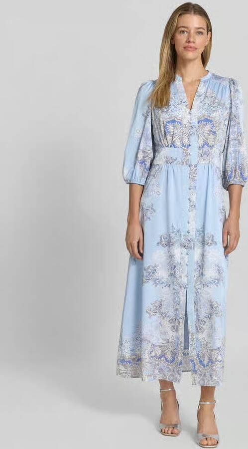NEO NOIR Maxi-jurk met V-hals en 3 4-mouw model 'Stellar Artist' - Foto 2