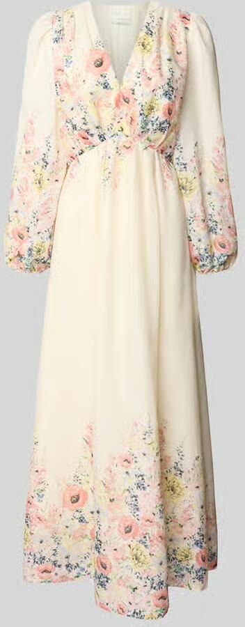 NEO NOIR Maxi-jurk met V-hals model 'SILFI'