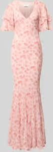 NEO NOIR Maxi-jurk met volants model 'Celesse'
