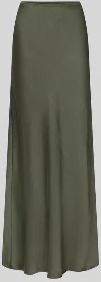 NEO NOIR Dames Rokken Vicky Heavy Sateen Skirt Donkergroen - Foto 5
