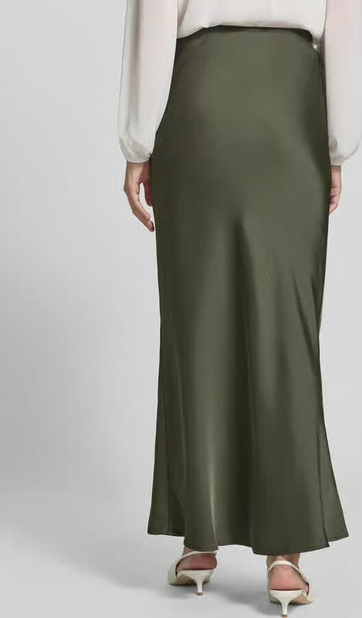 NEO NOIR Dames Rokken Vicky Heavy Sateen Skirt Donkergroen - Foto 7