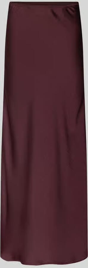 NEO NOIR Midirok van satijn met elastische band model 'URA'